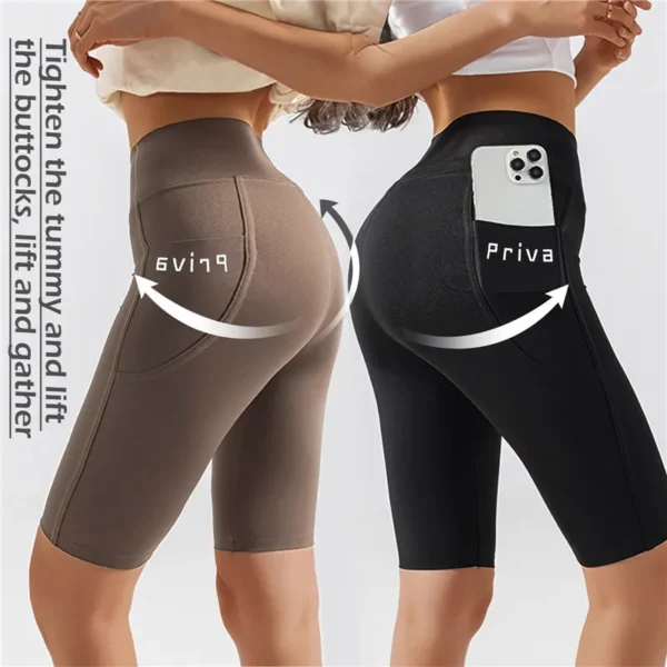 Women Sports Short High Waist Fitness Tights Women Yoga Legging Shorts Cycling Athletic Gym Running Yoga Shorts 2024 New Shorts