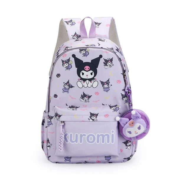 Hello Kitty Sanrio Backpack, Kuromi Cinnamoroll Cute Daypack, Cartoon Anime Schoolbag Bag, Girl Casual Travel Commute Knapsack - Image 4