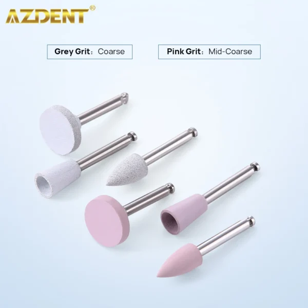 AZDENT 12PCS/Box Dental Composite Polishing Kit RA 2.35mm Polisher for Low Speed Hanpiece Porcelain Natural Teeth Nail Polishing - Image 6