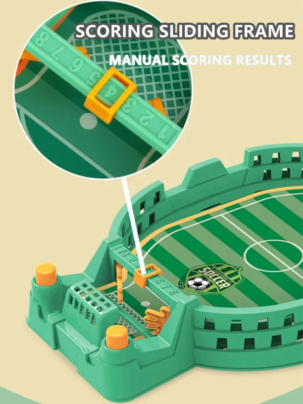 Football Table Mini Tabletop Interactive Game, Soccer Tabletops Competition Sports Games Desktop Catapult Toys for Family Game - Image 4