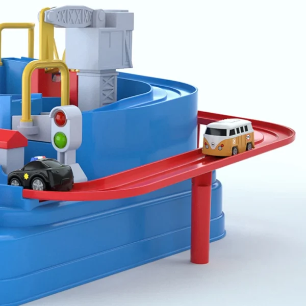 Racing Rail Car Model Educational Toys Children Track Adventure Game Brain Mechanical Interactive Train Animals Space Rocket Toy - Image 6