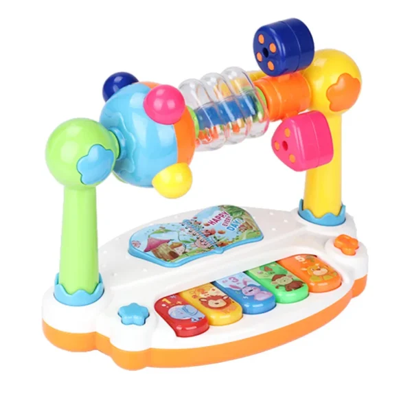 Baby Piano Toys Kids Rotating Music Piano Keyboard with Light Sound, Musical Toys for Toddlers,Early Educational Music Toy Gifts - Image 6