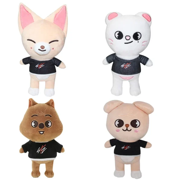 SKZOO Plush Toys 23cm Stray Kids Plush Wolf Chan Cartoon Stuffed Animal Plushies Doll Kawaii Companion for Kids Adults Fans Gift - Image 6