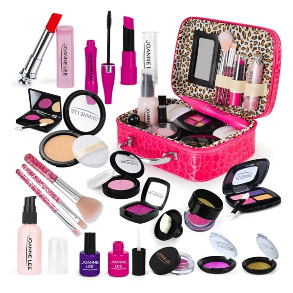 Kids Toys Simulation Cosmetics Set Pretend Makeup Toys Girls Play House Simulation Make up Educational Toys for Girls Fun Game